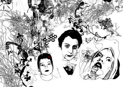 Colagene illustration and pattern
